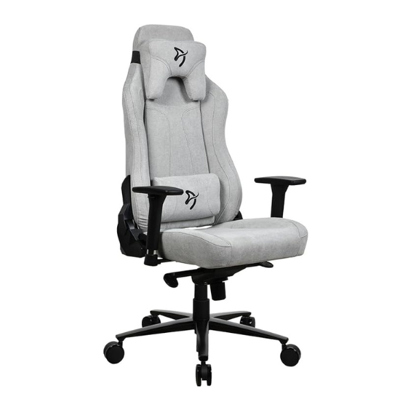 Arozzi Vernazza Soft Fabric Gaming Chair - Light Grey